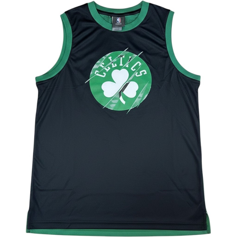 NBA Boston Celtics Youth Large 14/16 Basketball Tank Top Black Green 9K2B7FEER